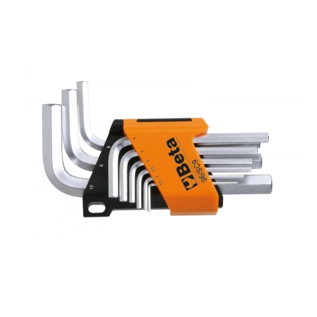 Chave Hexagonal L 1.5 a 10mm 9pcs Cromada Suporte 96/SC9 BETA-7261ad9b-2f33-4506-807c-71ab4991fe3c