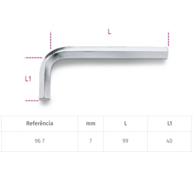 Chave Hexagonal L Cromada 27mm 96 BETA-eb9696d1-9dd9-4560-80ca-24a6ccb8ed26