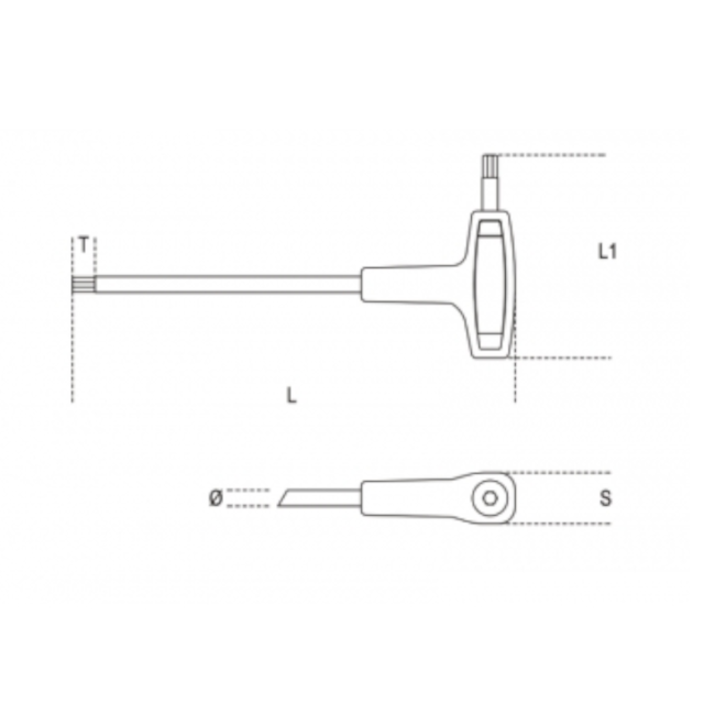 Chave Hexagonal T 2mm 96TINOX BETA-b90fae5a-66da-4c7b-a522-910f152bf649