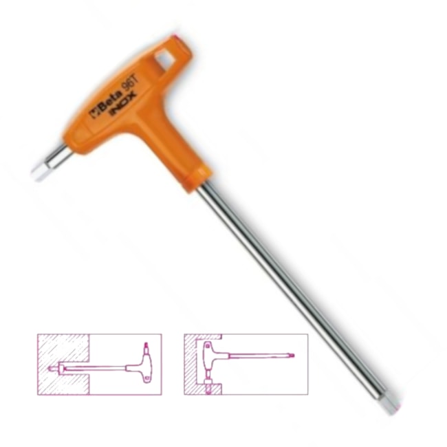 Chave Hexagonal T Inox 6mm 96TINOX BETA-0a6cc1a5-f5c7-4092-bec4-230f95a71fd9