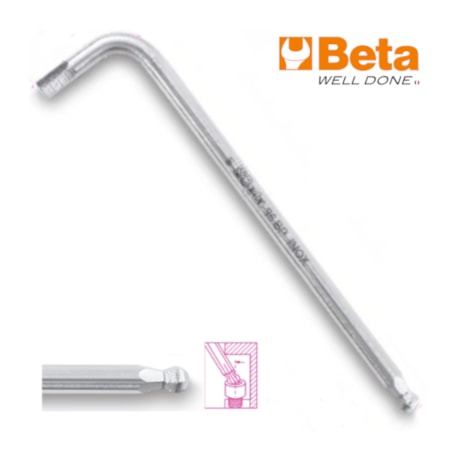 Chave Hexagonal Tipo L Inox Abaulada de 2mm 96BPINOX BETA-cc340a25-18e9-4b35-8ef9-b950517b5f88