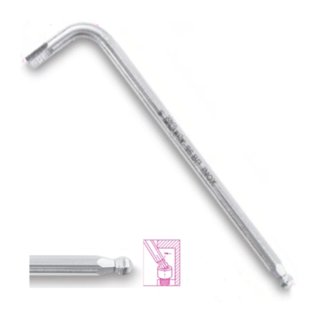 Chave Hexagonal Tipo L Inox Abaulada de 3mm 96BPINOX BETA-6c59b34b-e1a3-4f45-b917-1946979ae557