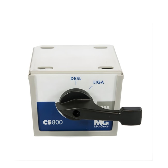 Chave Liga/Desliga com Alavanca Plástica 3P 30A 220V Caixa Metálica CS-830 MARGIRIUS-4b6e344d-b86f-48d8-b21c-e293877bea7c