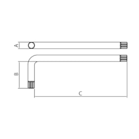 Chave Multidentada L 8 mm 44466/008 TRAMONTINA PRO