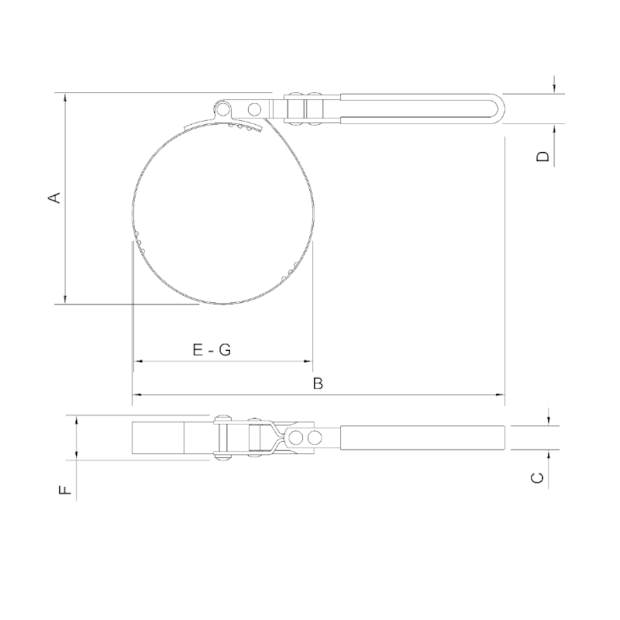 Chave para Filtro de Óleo 70 a 80mm 44041005 Tramontina PRO-27f27f45-ef93-4da0-8017-dcb2950f260e