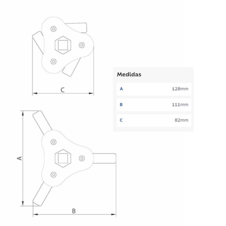 Chave para Filtro de Óleo com 3 Garras 46002000 TRAMONTINA PRO-84ba4681-32ba-49b0-b97e-885a9876df77