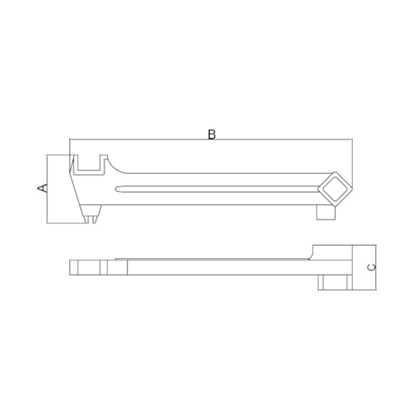 Chave para Tambor Cobre-berílio Antifaiscante 15'' 44220/000 TRAMONTINA PRO