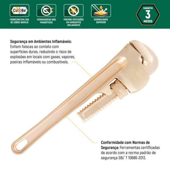 Chave para Tubo Americano 10