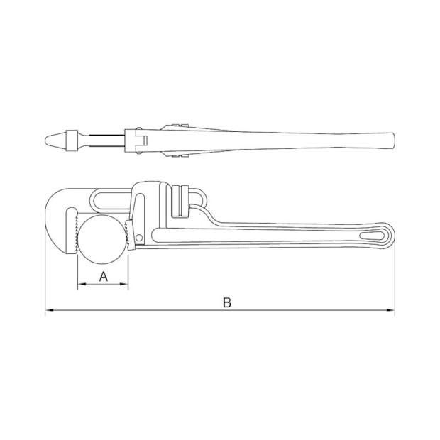 Chave para Tubos em Cobre-Berílio Antifaiscante 12'' 44208/012 TRAMONTINA PRO-4b759fde-a69d-4de4-97ac-e732f8fd4ca3