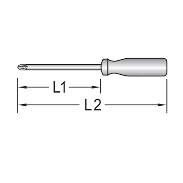 Chave Phillips 1/8 x 3'' 160-1/8x3'' PH0 GEDORE-d4e1bd2d-8b98-4d11-9b27-d563726d0479