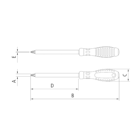 Chave Phillips Isolada 1000V 1/4x4