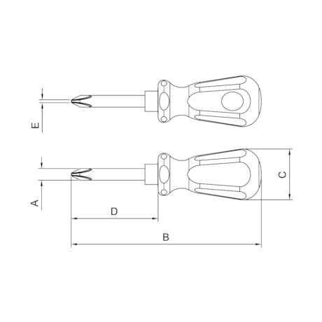 Chave Phillips Toco 3/16'' x 1.1/2