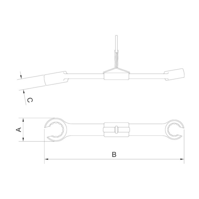 Chave Poligonal Aberta 10x12 mm para Trabalho em Altura 44388040 TRAMONTINA PRO-0a2f54f5-0167-4cf9-b0d5-25e129e0082b
