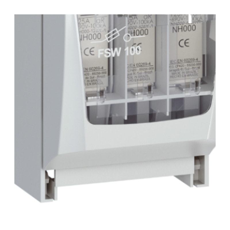 Chave Seccionadora Fusível 3P 100A NH000 1NAF FSW100-3 11884107