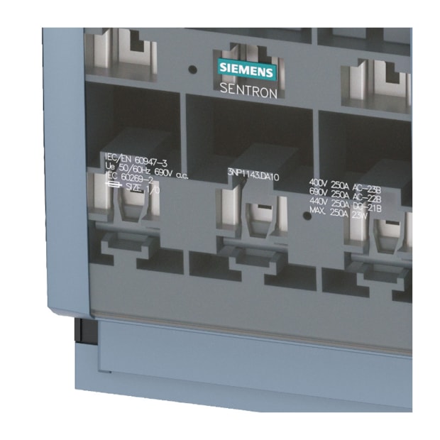 Chave Seccionadora Fusível 3P 250A NH0/NH1 3NP1143-1DA10 SIEMENS-04842844-688f-4d5a-a2db-849f83e7a6d8