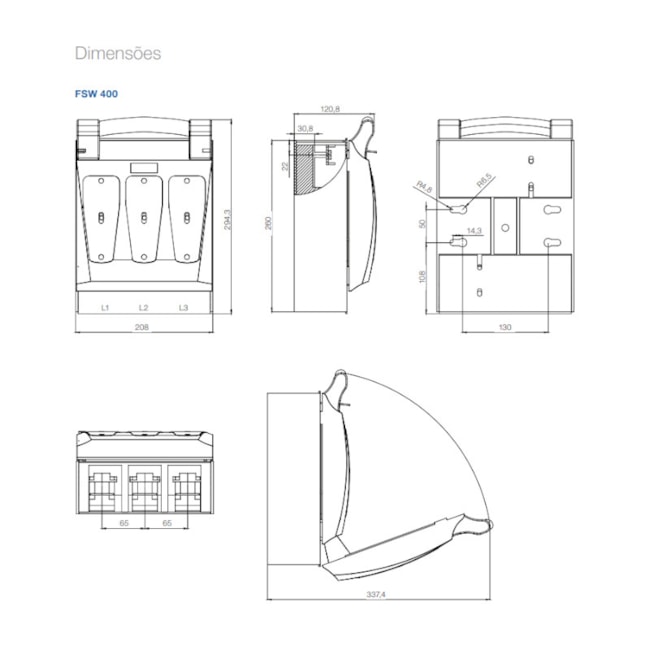 Chave Seccionadora Fusível 3P 400A NH2 1NAF FSW400-3 11884180 WEG-0ef501c5-d821-4e00-aa99-00ad7dba12ff