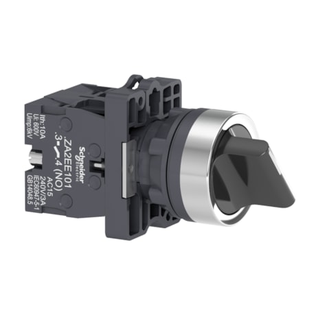 Chave Seletora 22mm Plástica com Manopla Curta 3 Posições Fixas 2NA XA2ED33 SCHNEIDER-eb9005c4-c809-4132-b69d-166413d2396e