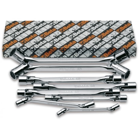 Chave Soquete Estriado Articulado 6 a 22mm 8 Peças 80/S8 BETA-183016be-14a6-4b68-8c1a-b6232604bebc