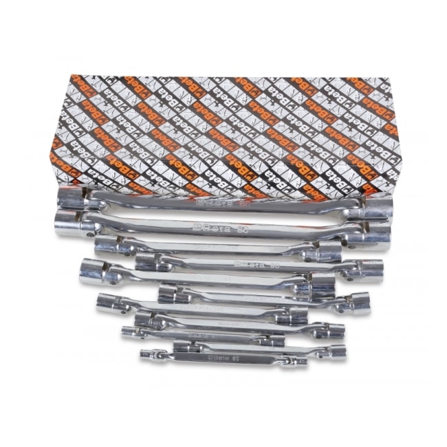 Chave Soquete Estriado Articulado 6 a 32mm 11 Peças 80/S11 BETA-156bb9ef-0bba-45ea-b25b-4b511d4e09ec