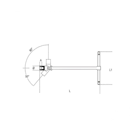 Chave Soquete Hexagonal T 17mm Cabo Deslizante Articulado 952 BETA-42473919-9c04-44f3-9aeb-e5ff9f85359b