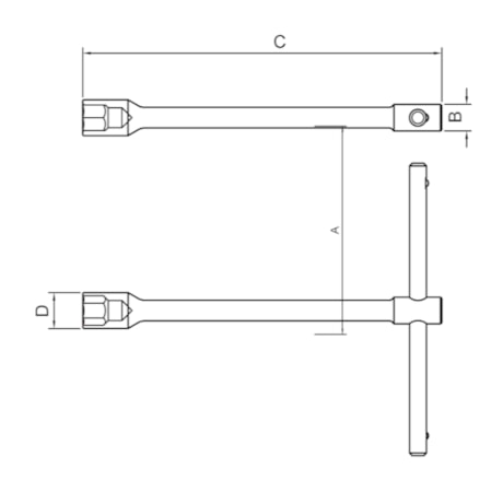 Chave T 17MM de Cabo Deslizante Canhão Especial 44716/017 TRAMONTINA PRO-f9d8f125-bf41-4694-84a6-653b211f5543