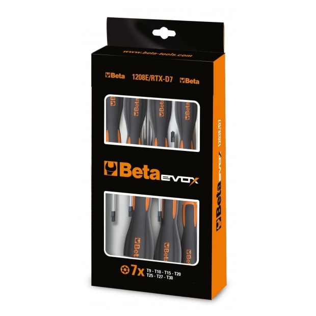 Chave Torx Cabo t9 a T30 7pcs C/Guia Evox 1208E/RTX-D7 BETA-3bbe1066-fe23-4be3-a0de-b9fca7b19c54