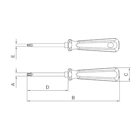 Chave Torx com Cabo T25 44350/025 TRAMONTINA PRO-d26d6e18-515b-4b8d-adb0-eabed76b9d7b