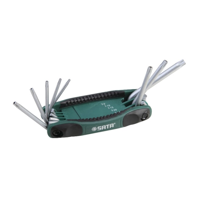 Chave Torx com Suporte 8 Peças T9 a T40 ST09123SJ SATA-0f996bf5-6c6b-4684-975c-2b6e6276ca70