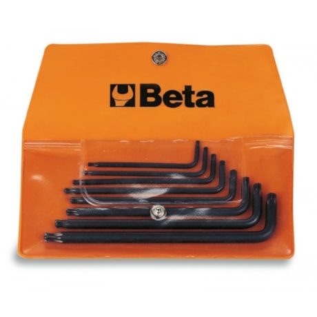 Chave Torx L Abaulada t9 a T40 8pcs 97BTX/B8 BETA