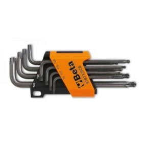 Chave Torx L Abaulada t9 a T40 8pcs Suporte 97BTX/SC8 BETA