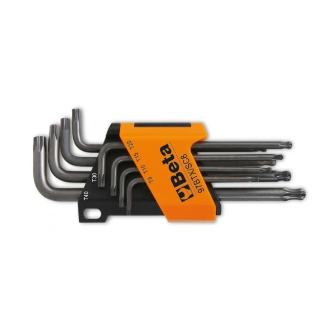Chave Torx L Abaulada t9 a T40 8pcs Suporte 97BTX/SC8 BETA-e21a078a-1e4c-454a-810a-03d2ba2181a4