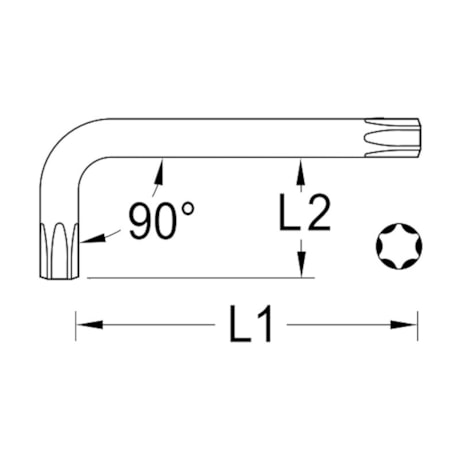 Chave Torx L T6 43TX-T6 GEDORE-aa81daa0-388d-43ec-a1ff-05775aaef63a