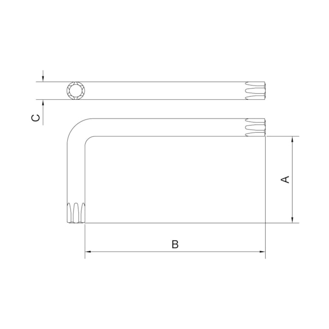 Chave Torx L T60 44450060 TRAMONTINA PRO-c09446b1-926b-41ae-9160-7ffd145866ea