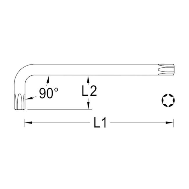 Chave Torx Longa L T15 43TXL-T15 GEDORE-6a776d6f-8bee-4f43-b34b-e5cff4e42ff5