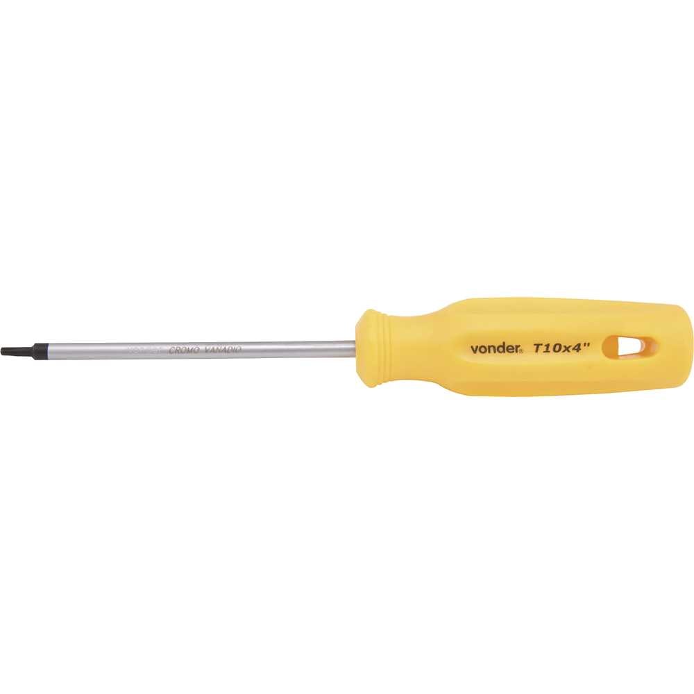 Chave Torx T10 Reta 3669010000 VONDER - Anhanguera Ferramentas