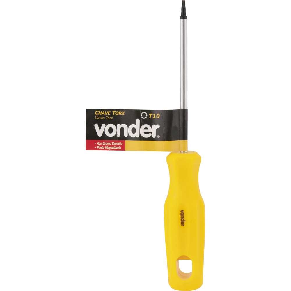 Chave Torx T10 Reta 3669010000 VONDER - Anhanguera Ferramentas