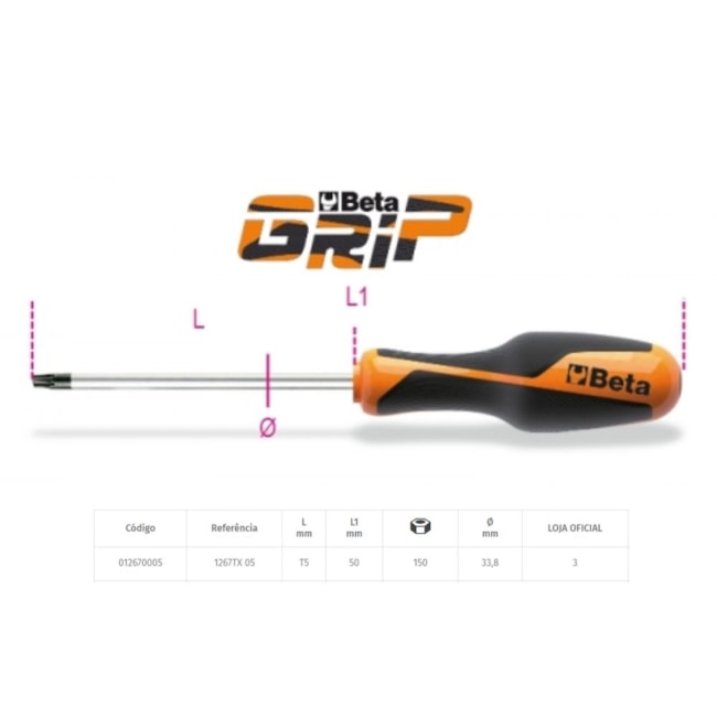 Chave Torx T5 Grip 1267TX BETA-5d56dc29-e8f5-45d3-82f7-8c191902473c