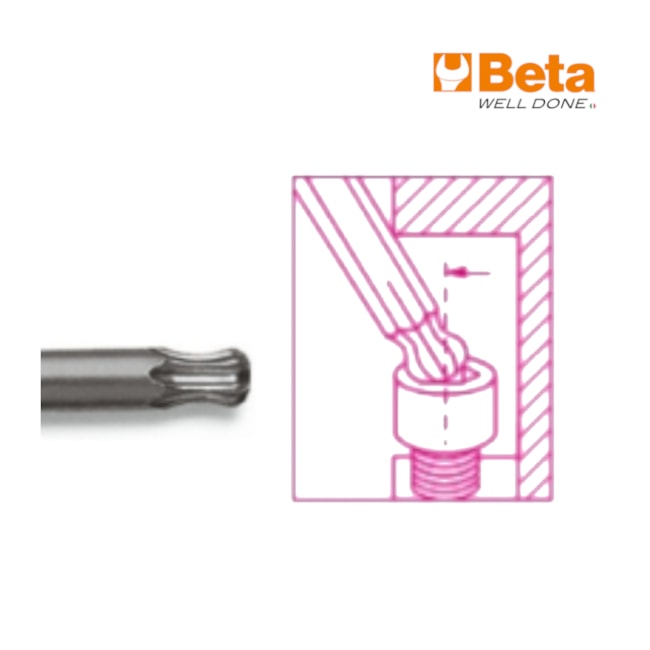 Chave Torx Tipo L Abaulada T20 97BTX BETA-60922bd0-7f4c-44cd-a6df-d02b82d86dbf