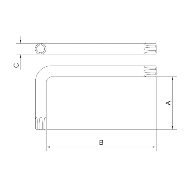 Chave Trafix Longa T15 44452/015 TRAMONTINA PRO-08e12f3a-d54e-4033-9113-bfa93e25b9ae