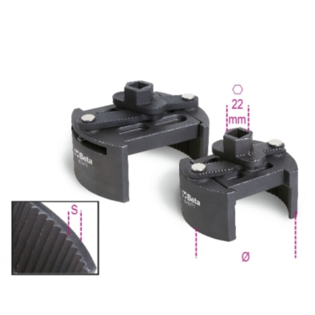 Chaves para Filtro de Óleo com Travamento Automático 80 a 110mm 1493Y/1 BETA-f2f26897-dc3d-4c8b-8eb2-f36c243388dc