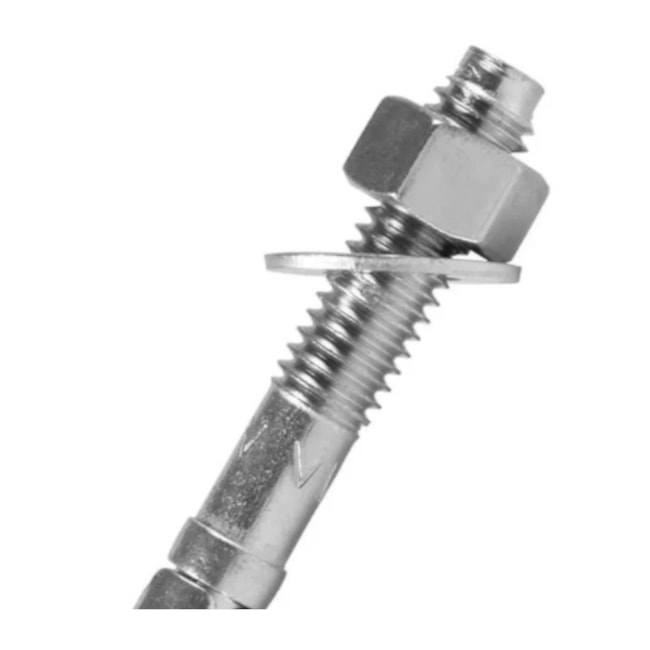 Chumbador PBA 1/4'' x 2.1/4'' com Porca e Arruela X14214C ANCORA-0e850167-88d4-4e7a-9960-6164fbba49d1