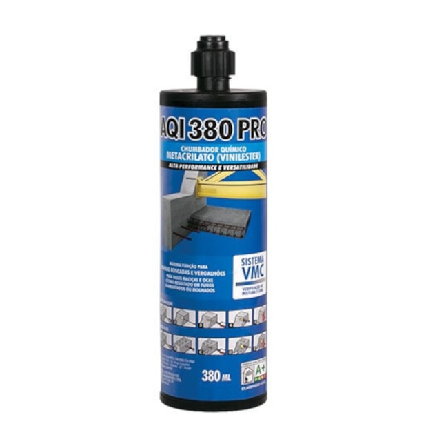 Chumbador Químico Metacrilato 380ml AQI380PRO ANCORA-92fc3789-08be-4021-9a29-76ed9c05e4f8