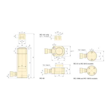 Cilindro Hidráulico 100 Toneladas Curso 168mm Simples Ação RC1006 ENERPAC-bea67983-37f0-4891-9e00-6d40cb1a27fd