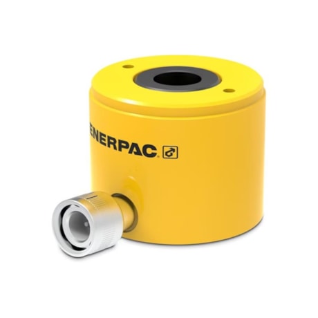 Cilindro Hidráulico com Haste Vazada 12 Toneladas Curso 8mm Simples Ação RCH120 ENERPAC