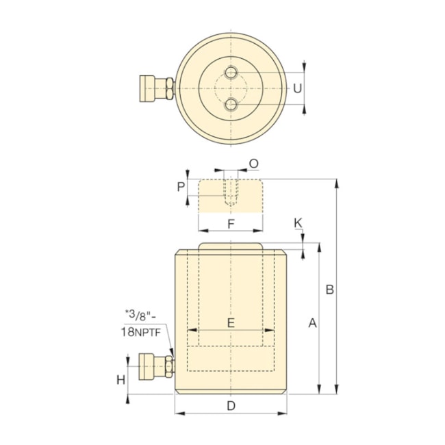 Cilindro Hidráulico Compacto 50 Toneladas Curso 60mm Simples Ação RCS502 ENERPAC-9ac0d5b5-e61a-4d3c-923d-47c1d6522fa0