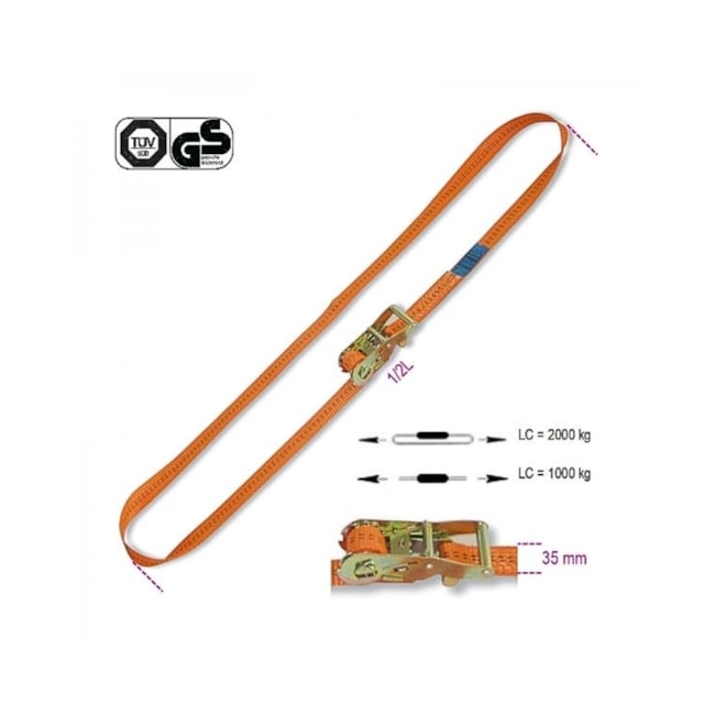 Cinta Amarração de Carga Circular Catracada 1 TON x 5 Metros Olhal 8186 ROBUR-593925d0-1b61-4b48-b483-ceaa5a28886a