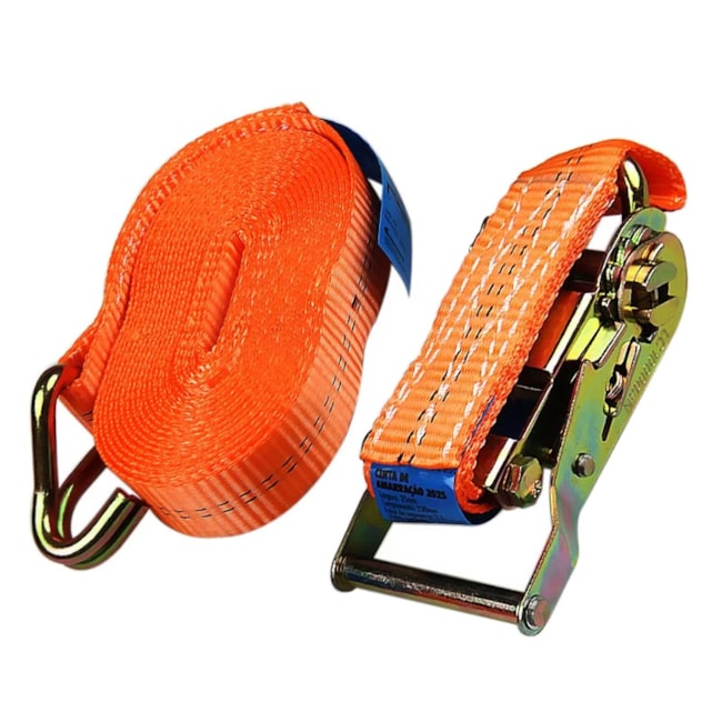 Cinta de Amarração de Carga com Catraca até 2 Toneladas 35mm x 5 Metros CG 3525 CARBOGRAFITE-06680760-8ffb-48b7-ad22-fca660768d36