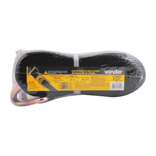 Cinta de Elevação de Carga com Catraca até 3 Toneladas 50mm x 10 Metros CC 300 VONDER-693de2df-ffd5-4249-b5ac-d854c8ff3f5f