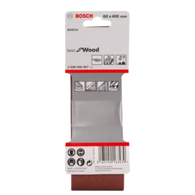 Cinta de Lixa 400x60mm Gr 60/80/100 3275 com 3 Peças 2608606007 BOSCH-5fdeaefa-ab18-46ee-81ca-6ef6a3b92782