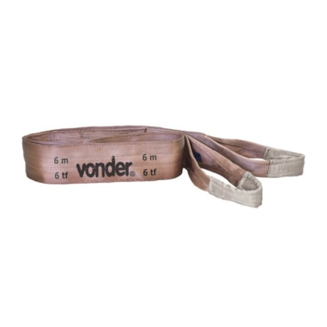 Cinta para Elevação de Cargas para 6 Toneladas 180mm x 6 Metros CE 660 VONDER